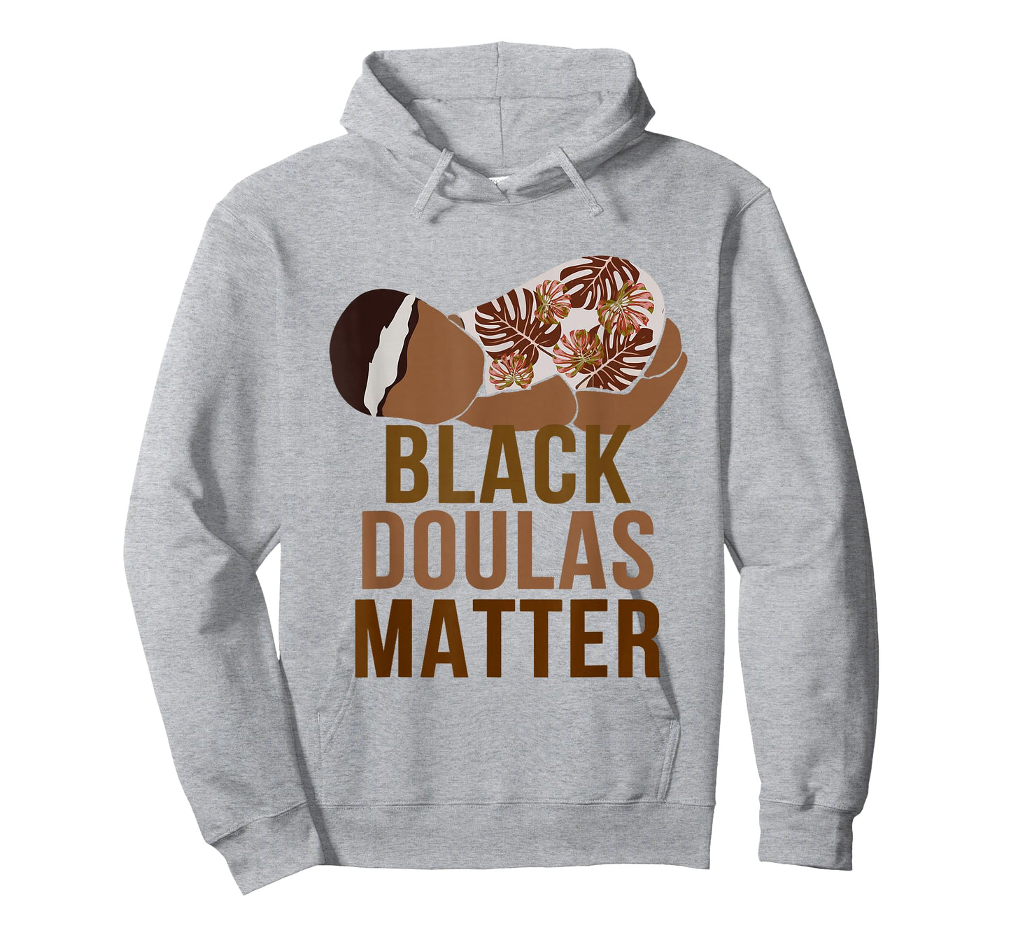 Black Afro Doula Midwife Birth Worker Black Doulas Matter T-Shirt