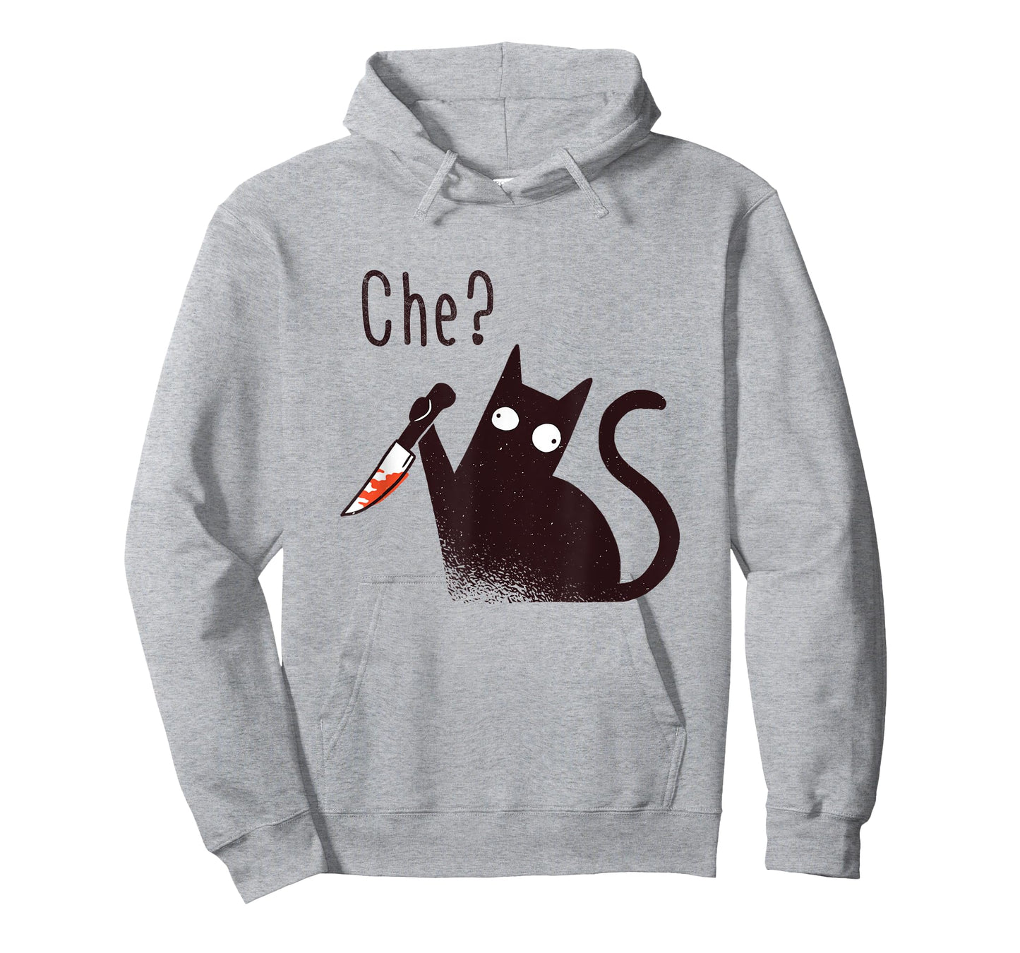 Funny Italian Language Evil Cat With A Knife T-Shirt for Men Women Kids