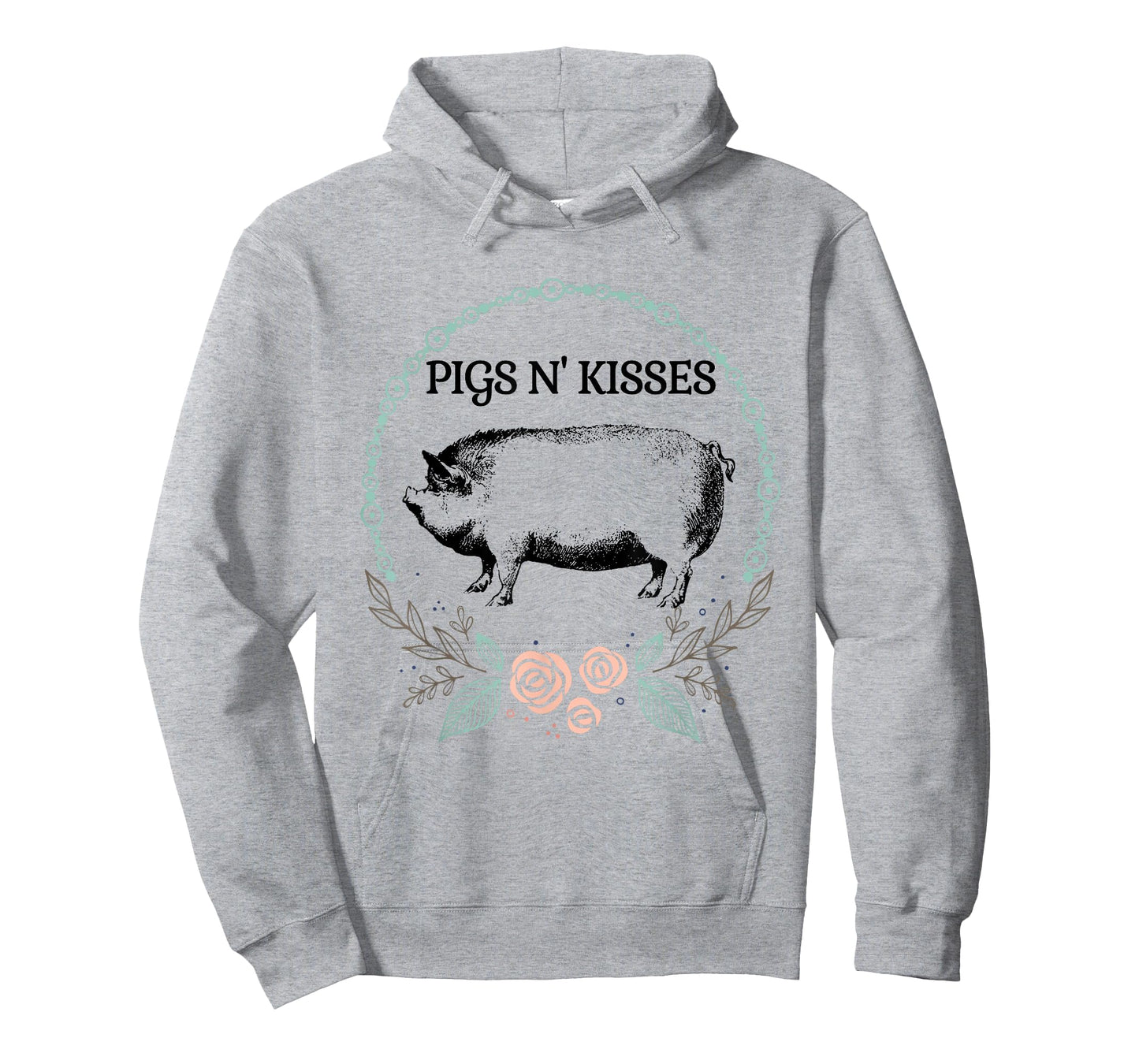 Cute Pot Belly Pig Shirt-Pigs N Kisses Pig Lovers Gifts T-Shirt