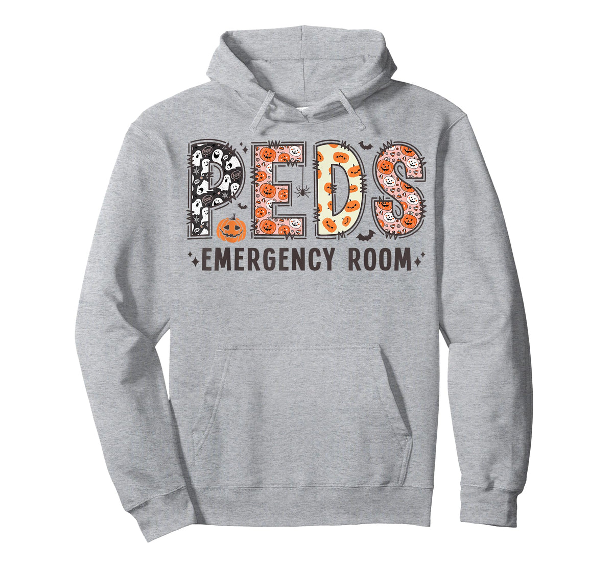 PEDS ER Halloween Pediatric Emergency Room Nurse Pumpkin T-Shirt