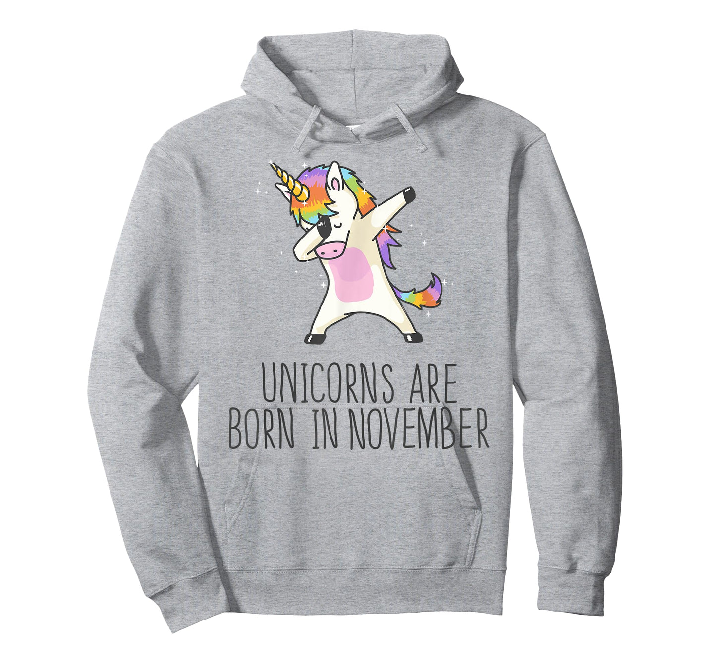 Unicorns are Born in November Cute T Shirt Dabbing Hip Hop