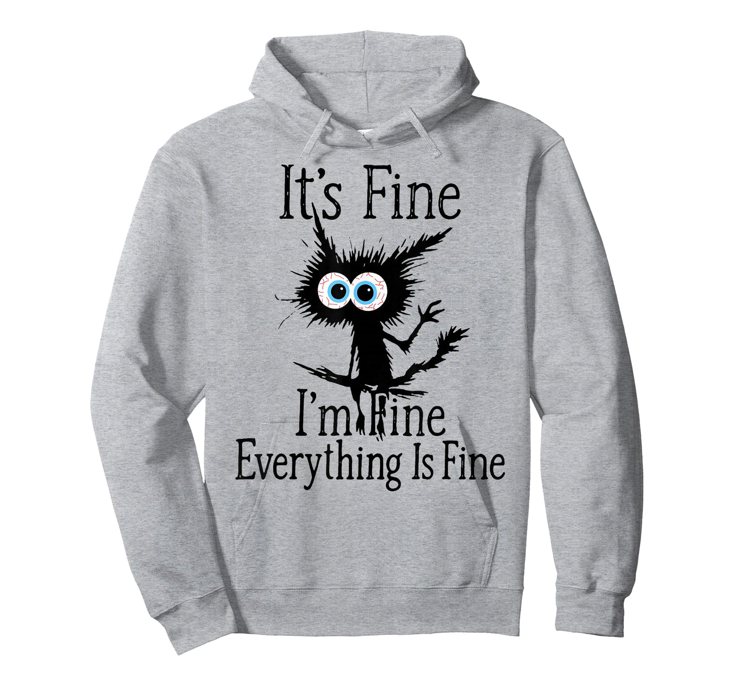It's Fine I'm Fine Everything is Fine for Men Cat Lover tee T-Shirt