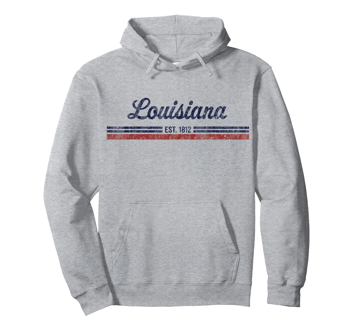 Louisiana T-Shirt Vintage American Flag Retro Design Tee T-Shirt