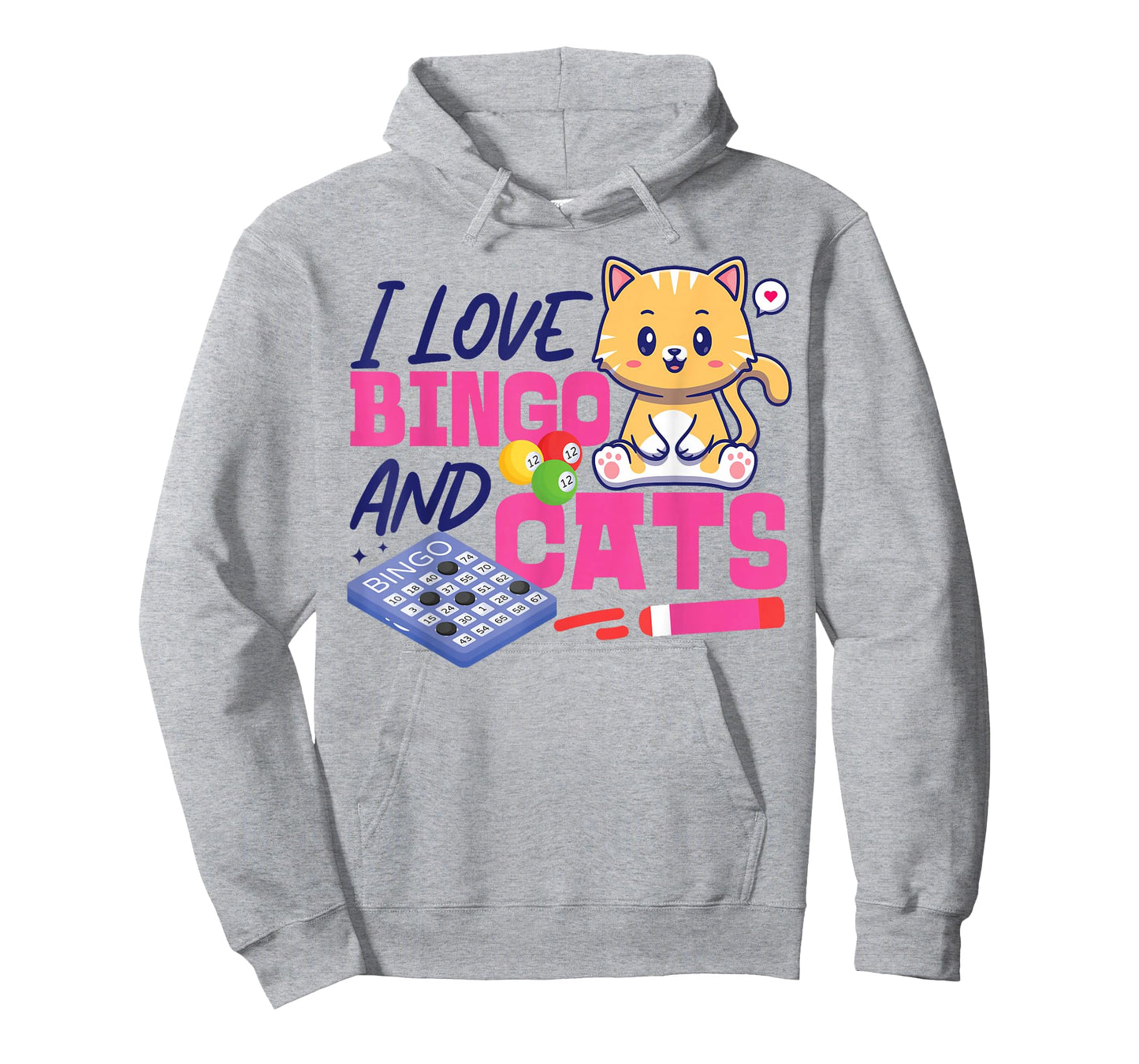 Bingo Player Cat I Love Bingo And Cats T-Shirt