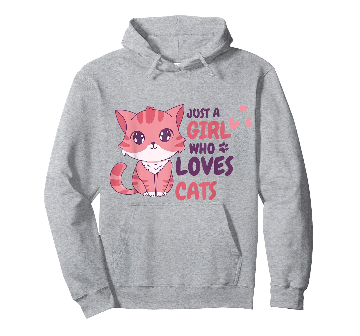Just A Girl Who Loves Cats Cute Cat Shirt Gifts Kids Girls T-Shirt