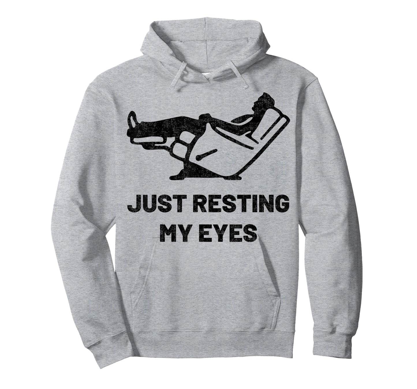 Just Resting My Eyes Funny Recliner Father's Day Dad Husband T-Shirt