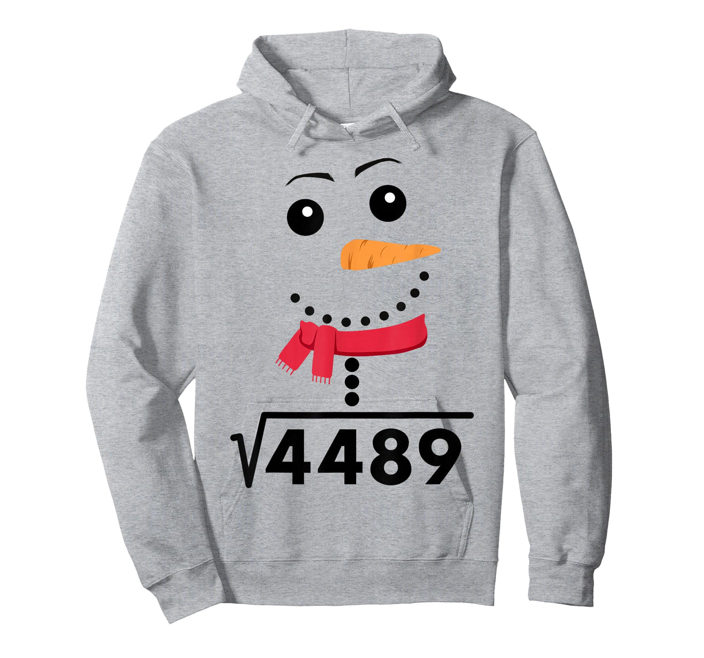 67 Meme Math Teacher 6 7 Christmas Snowman Square Root 4489 T-Shirt