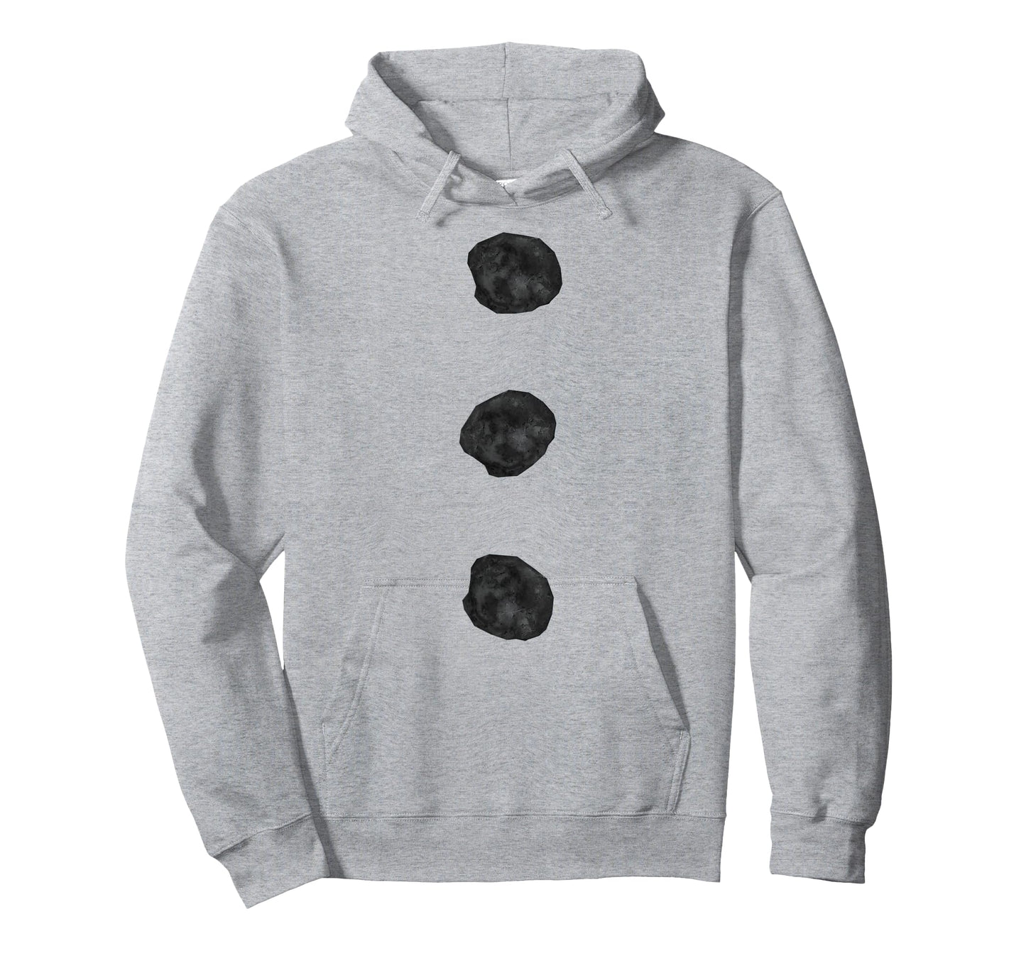 Snowman Costume Shirt Three Black Buttons on White T-Shirt T-Shirt
