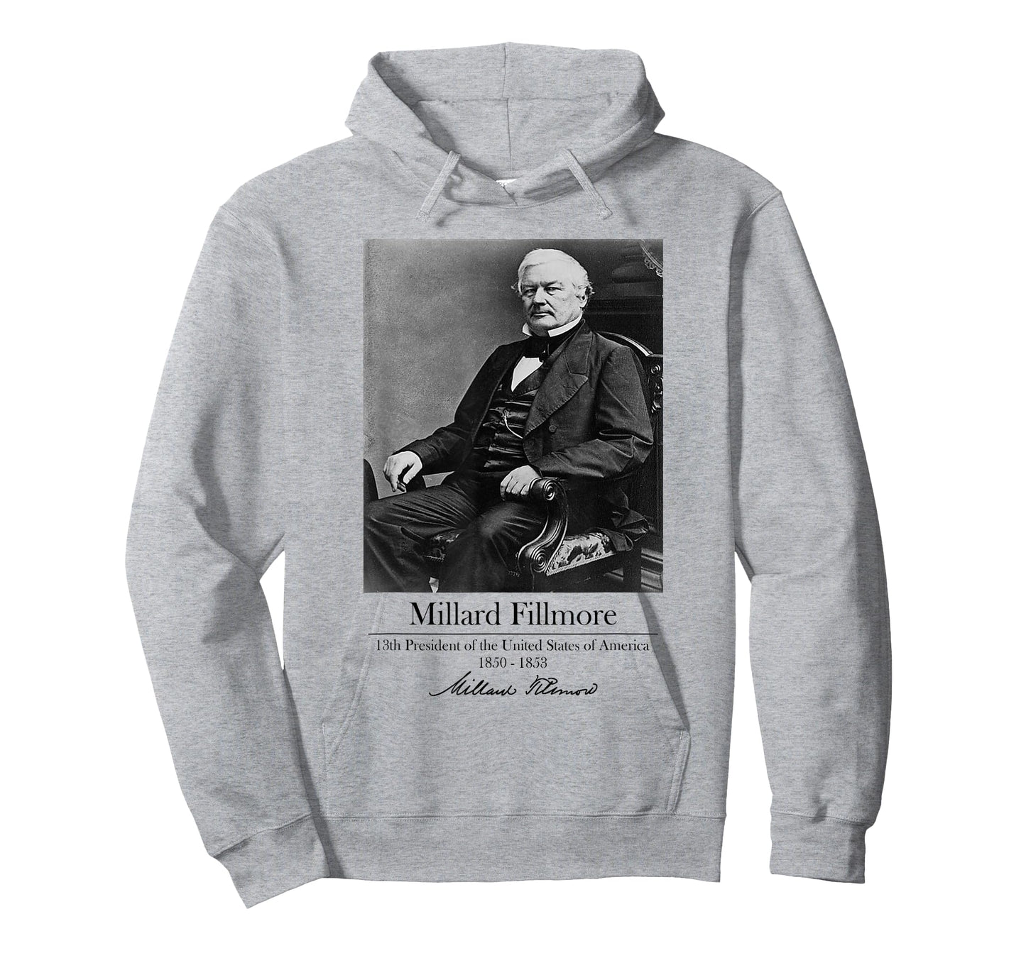 Millard Fillmore Portrait - 13th U.S. President T-Shirt