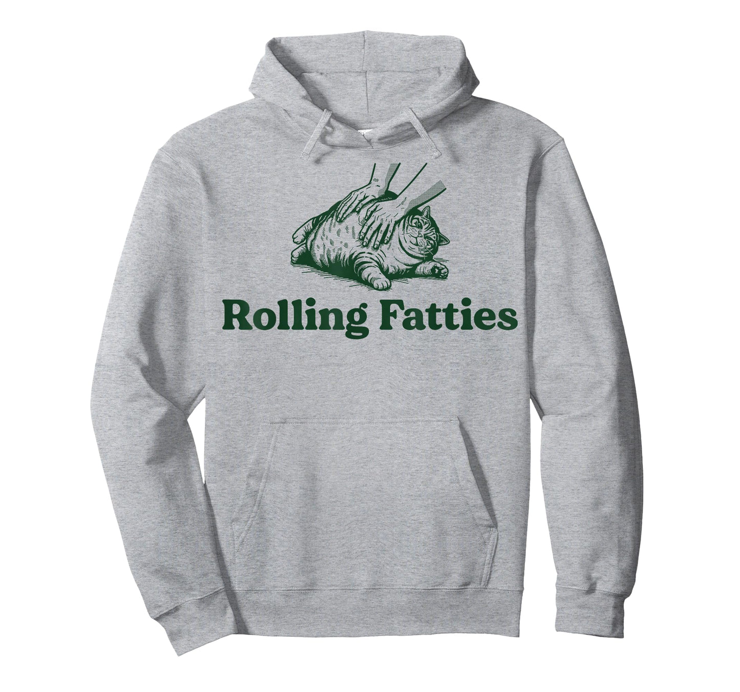 Rolling Fatties Cat Funny Cute Cat Lover Kitten Owner Kitty T-Shirt
