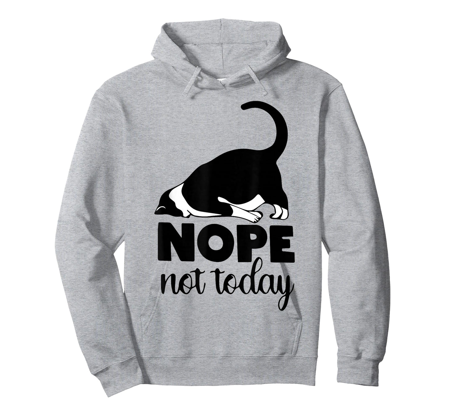 Nope not Today cat Funny Kitten Cat Mom Cat Dad Cat Lover T-Shirt