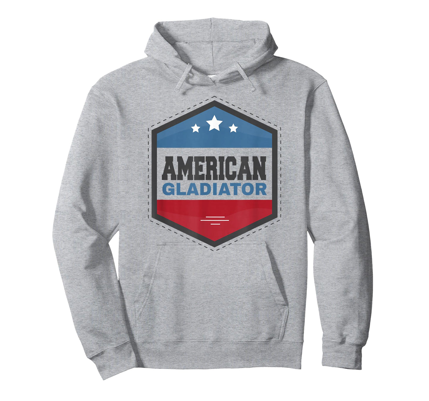 American Gladiator USA Flag Gym Sports Quote Humor T-Shirt