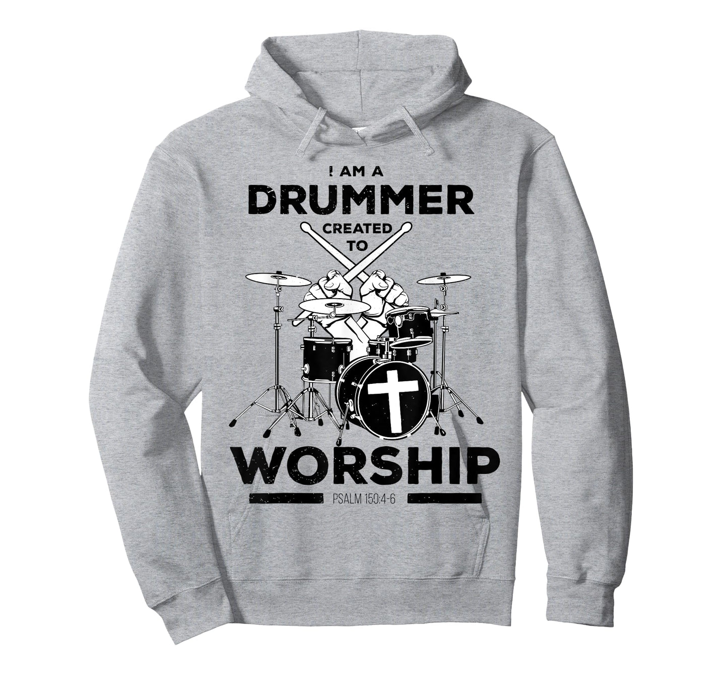 I am a Drummer Created to Worship - Christian Drum Player T-Shirt