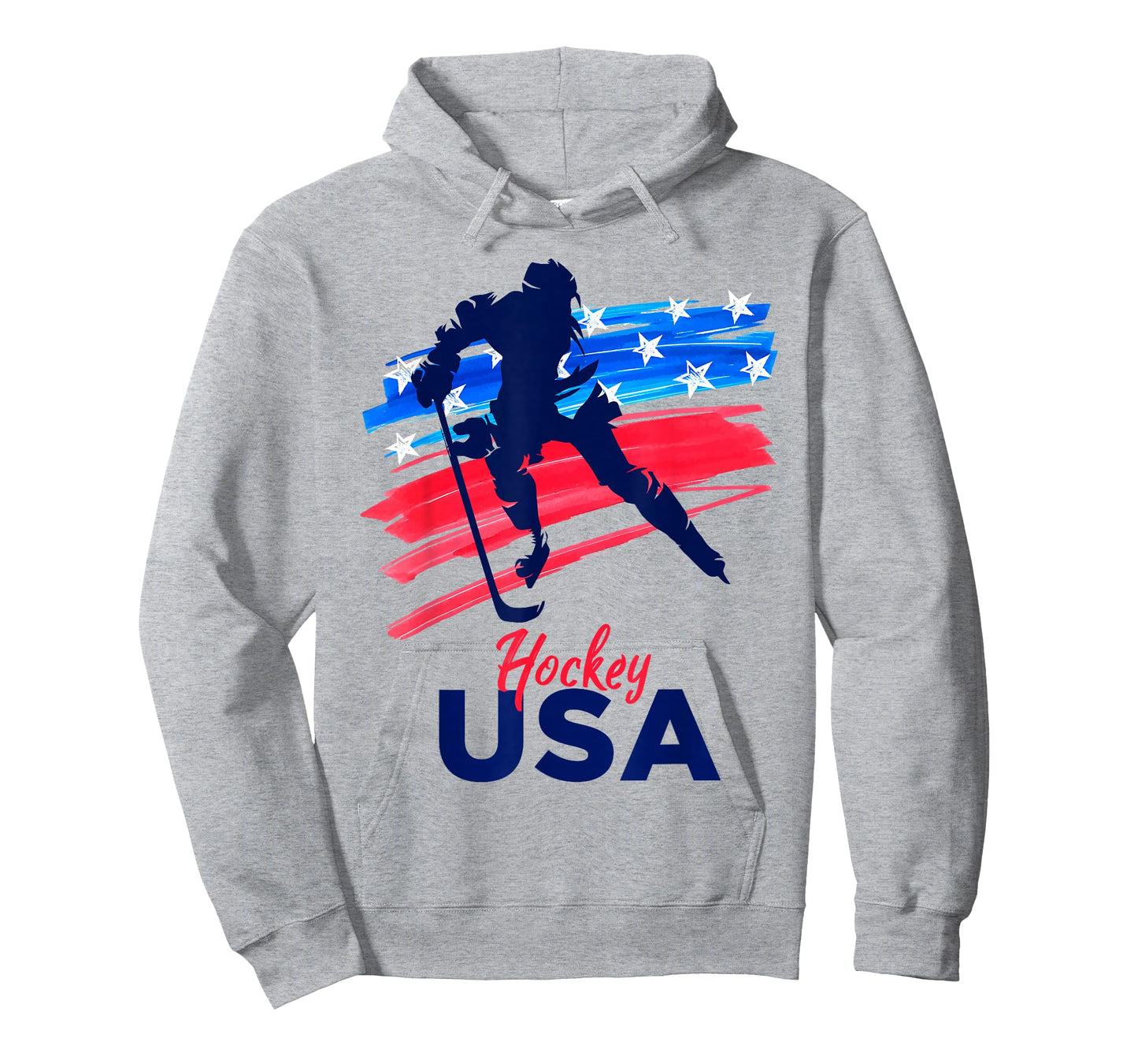 Hockey USA Support the Team Shirt USA Ice Hockey Lover T-Shirt