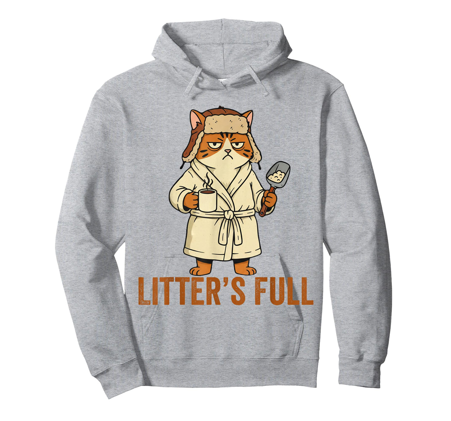 Litter’s Full Funny Cat Lovers Christmas Xmas T-Shirt