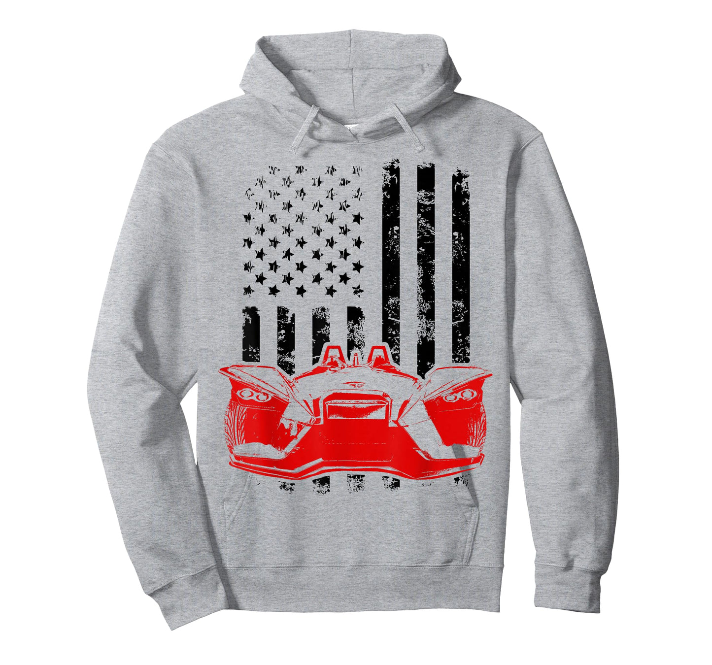 Slingshot Car American USA Flag Patriotic Sling Shot T-Shirt