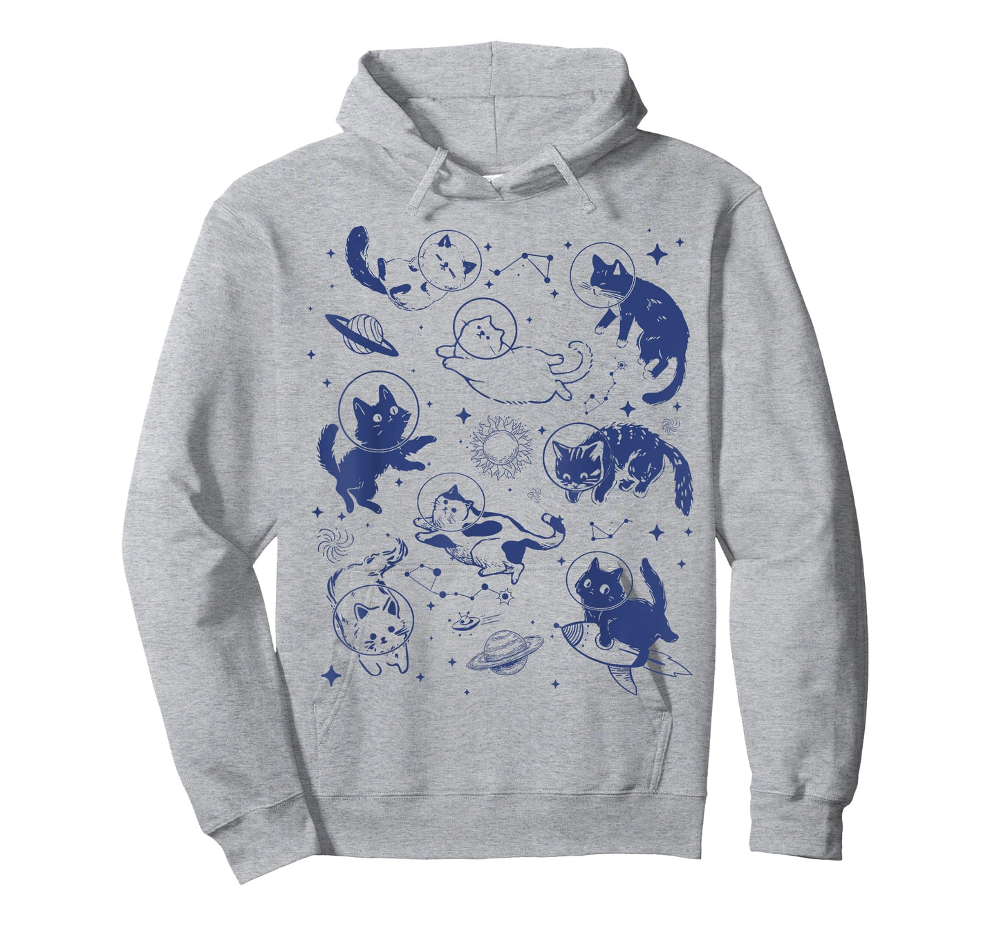 Cats Astronaut in Space Funny Space Kitten for Cat Lovers T-Shirt