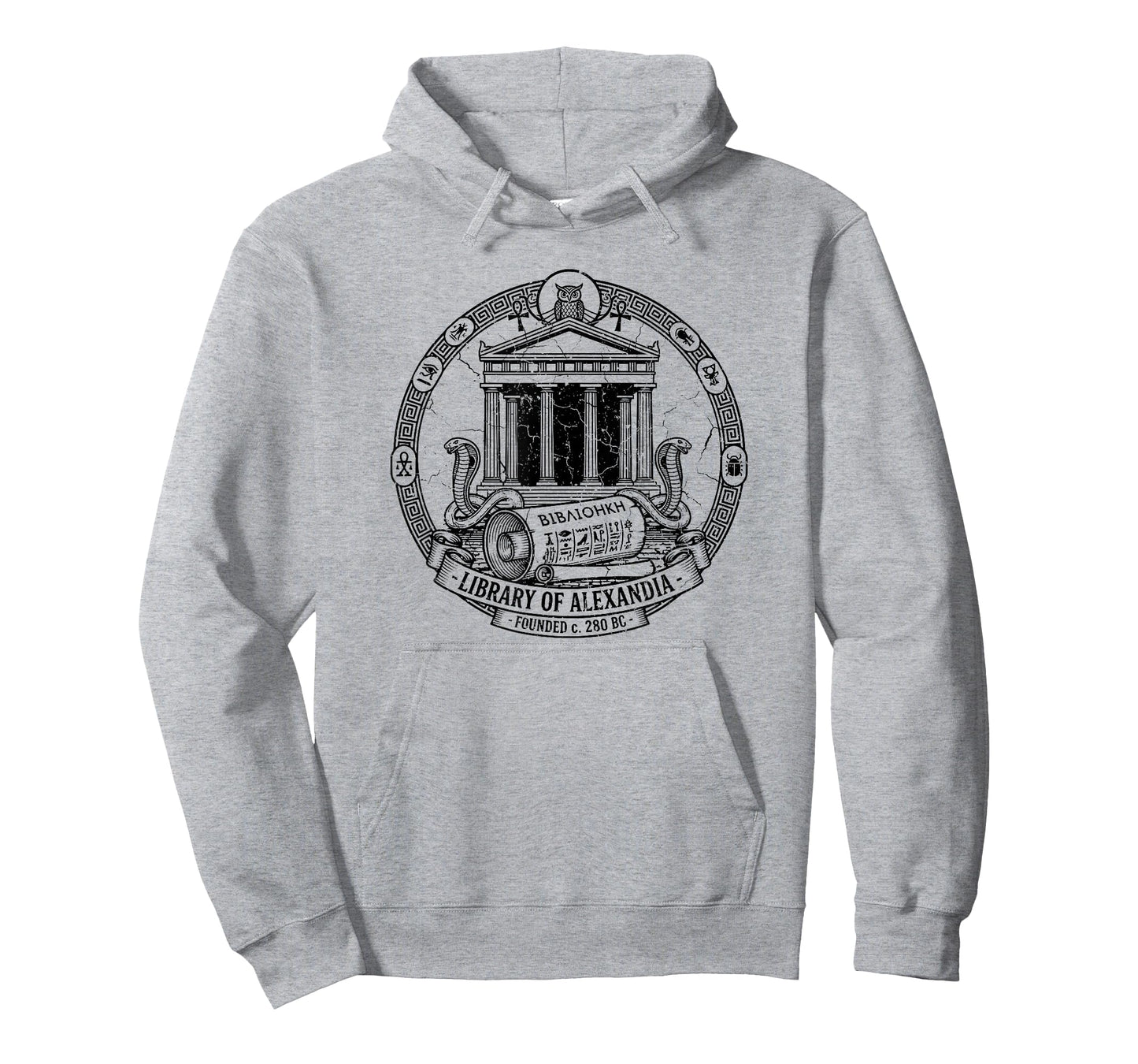 Library of Alexandria Ancient Book Lover Librarian Books T-Shirt
