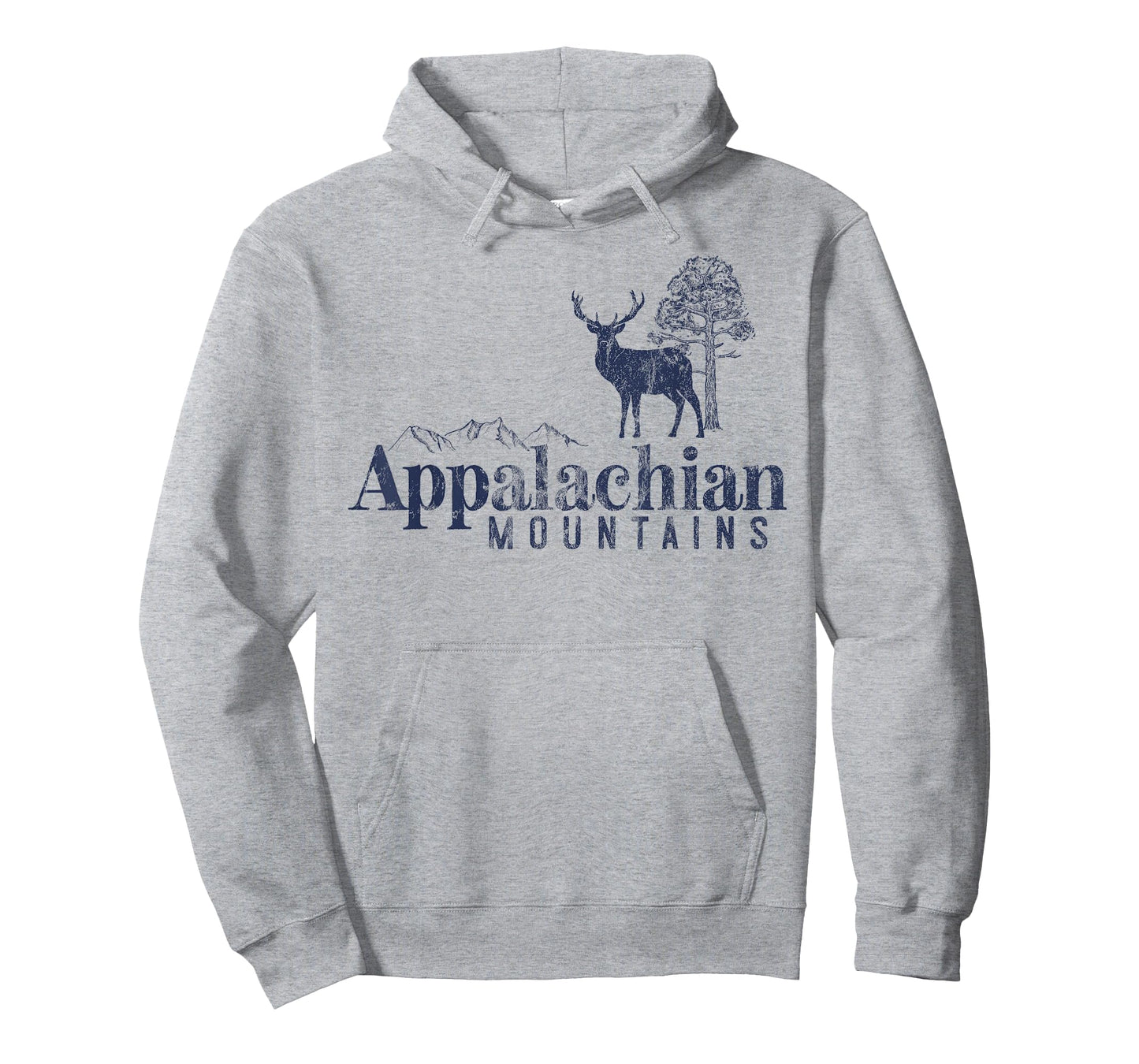 Appalachian Mountains Vintage Retro Style Men Women Outdoors T-Shirt