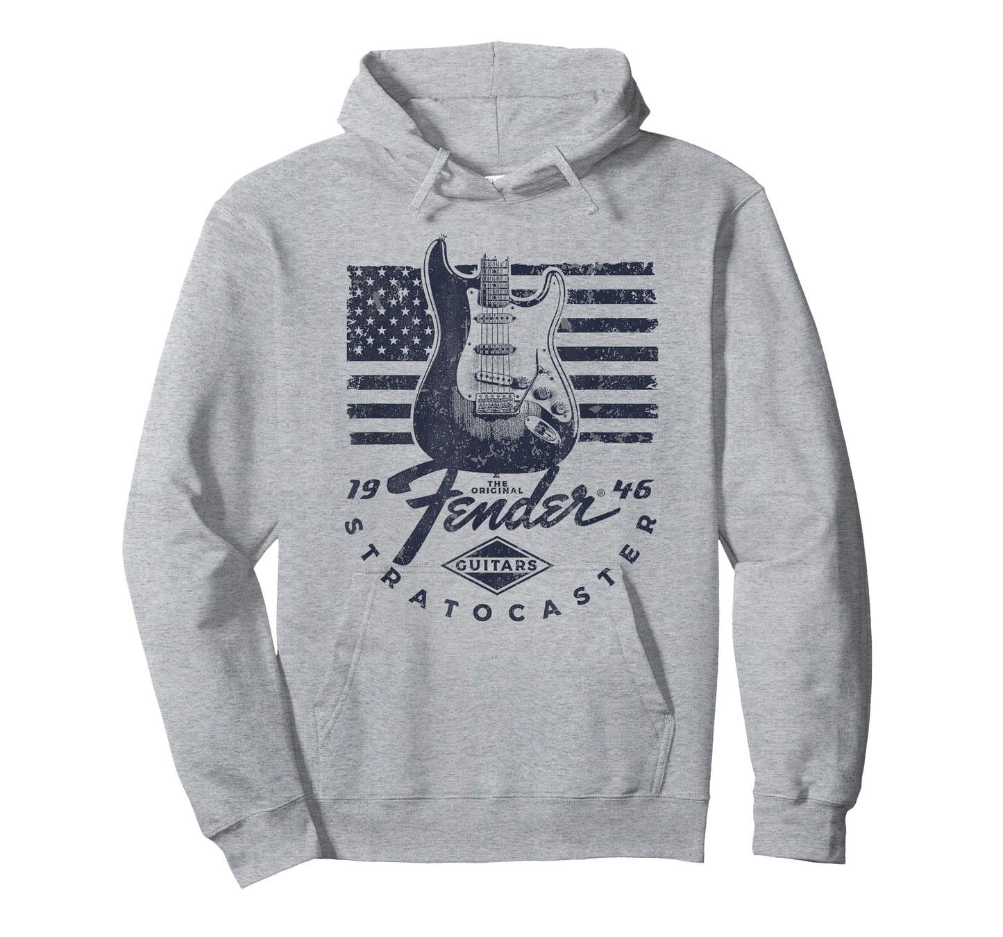 Fender 1946 Stratocaster American Flag Backdrop T-Shirt