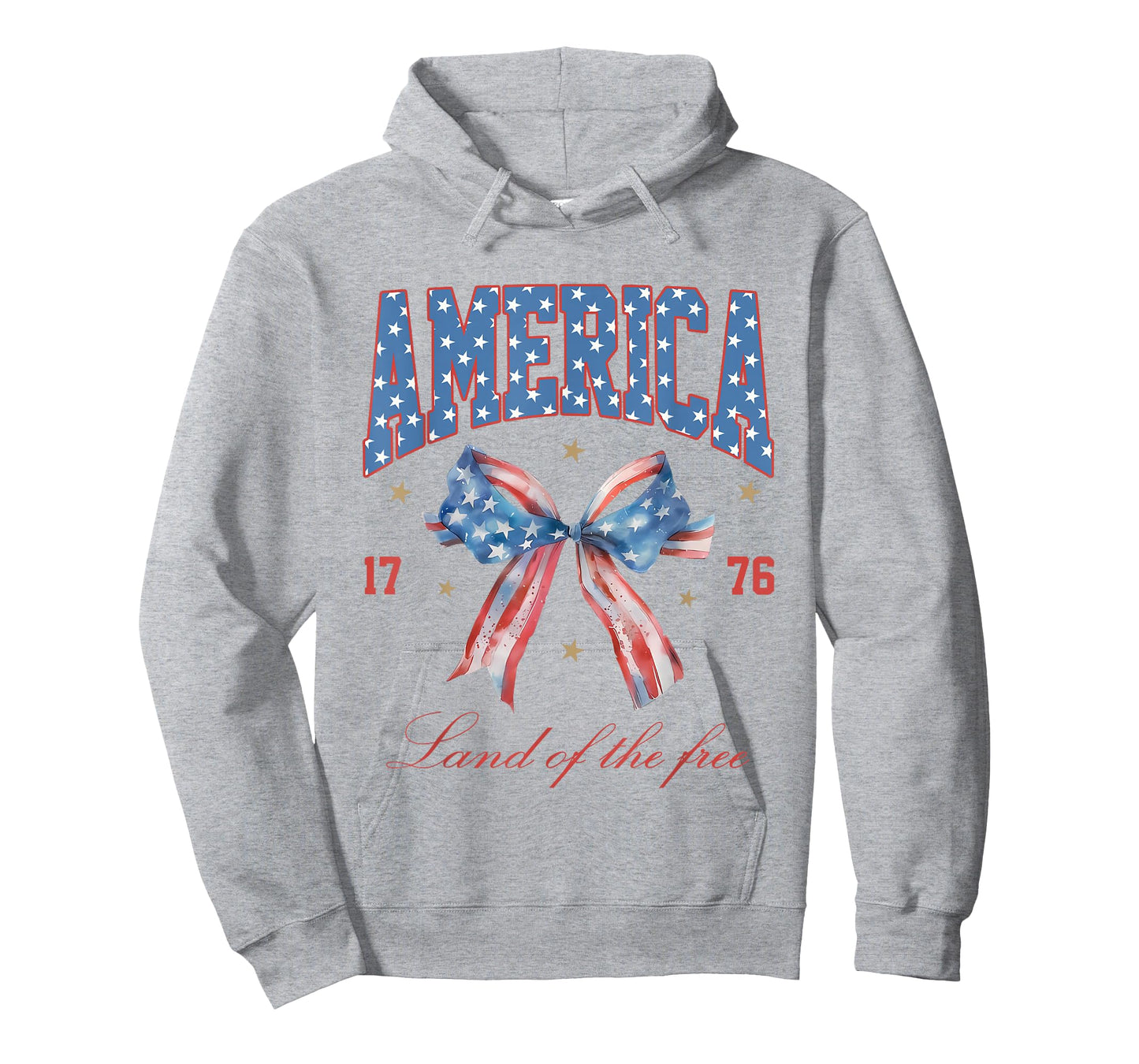 4th of July America Coquette Bow Independence Day Patriotic T-Shirt