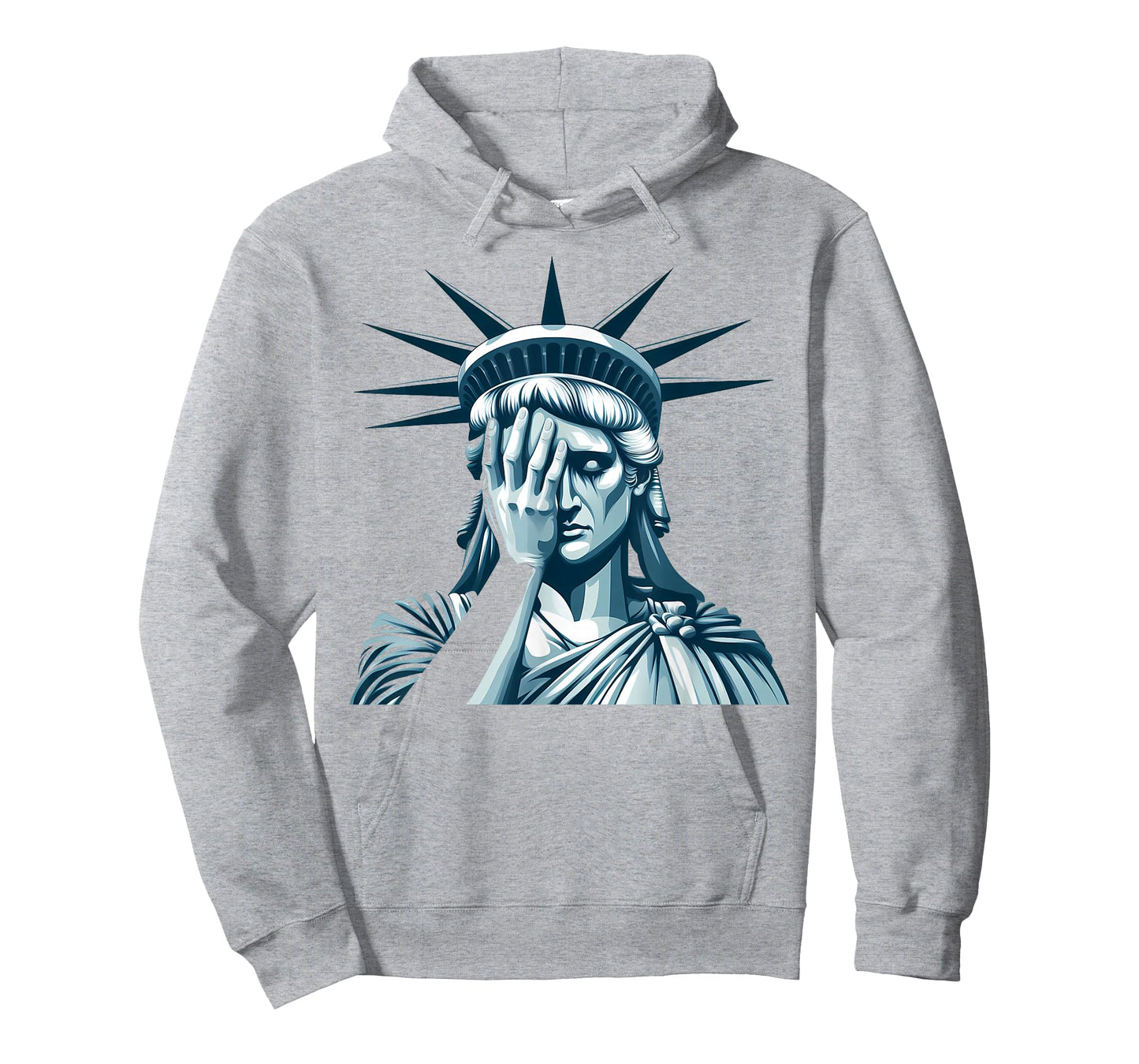 Statue of Liberty Sad, USA, Crying US Liberty T-Shirt