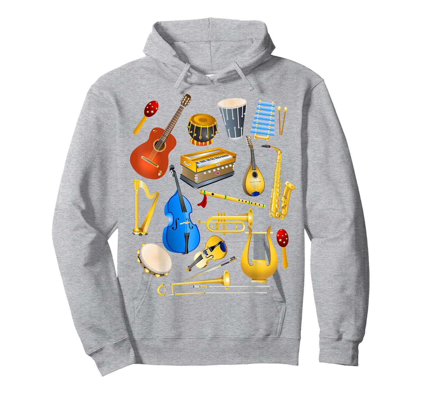 Cute Little Boys Musical Instruments Fans Shirt Funny Gift T-Shirt