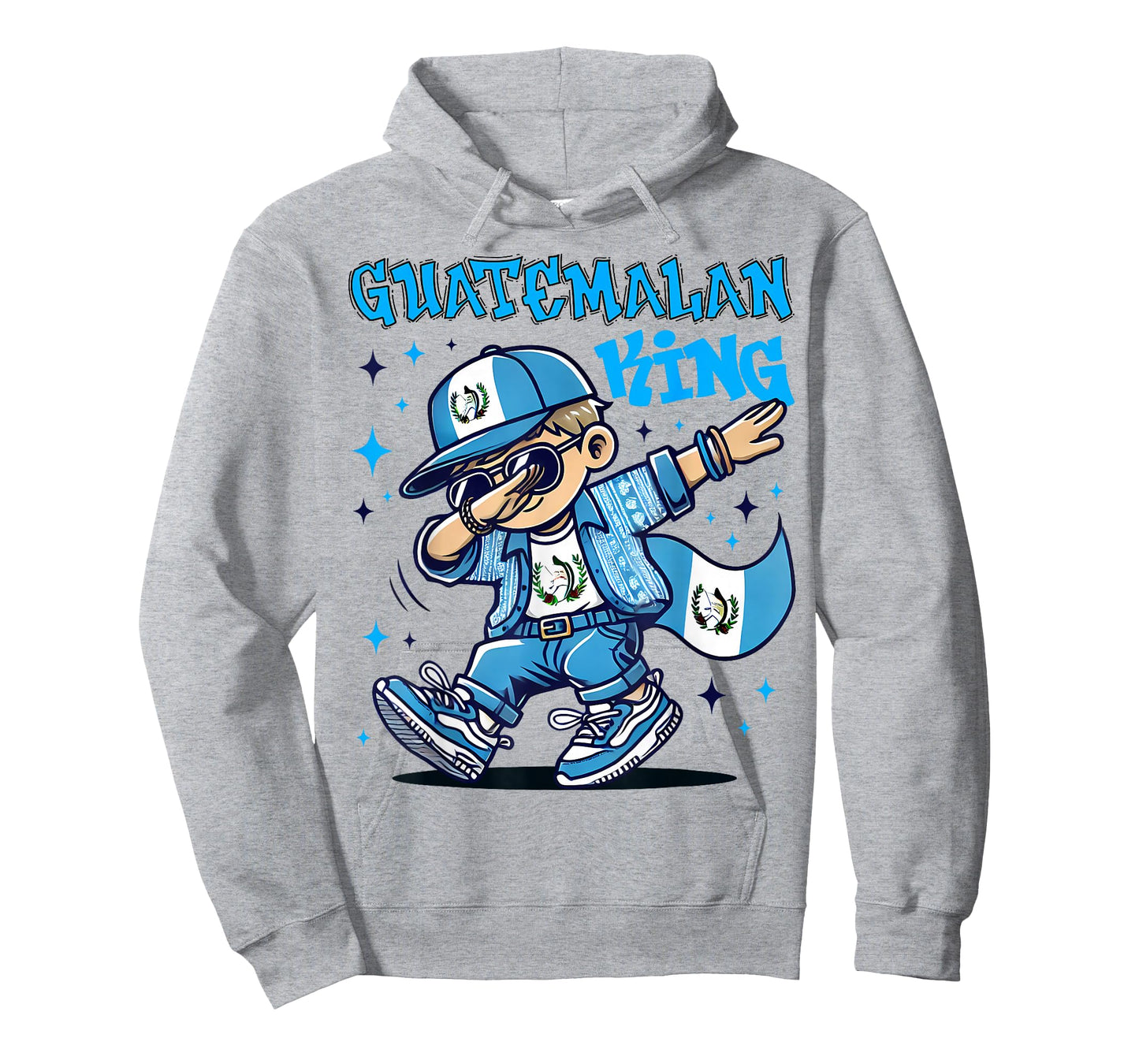 Guatemalan King dabbing Guatemala Flag Pride for Kids T-Shirt