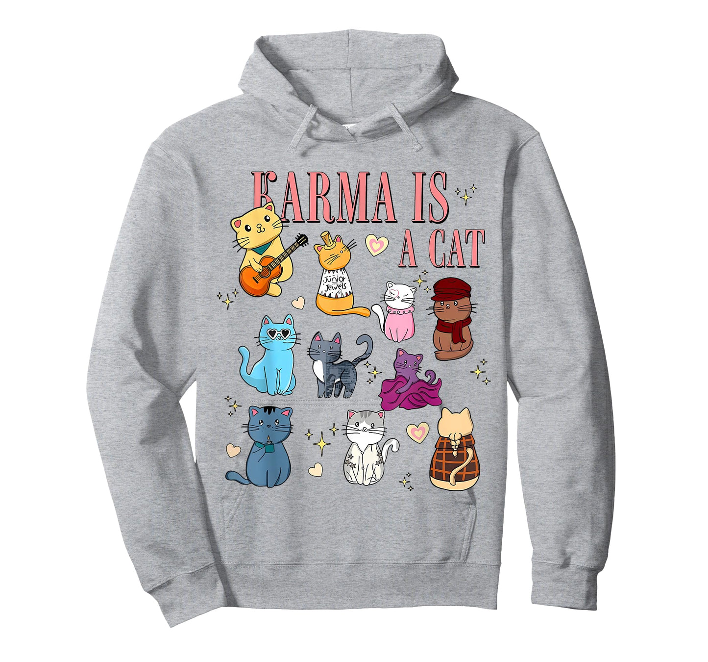 Cute Funny Cat Lover Cat is Karma T-Shirt