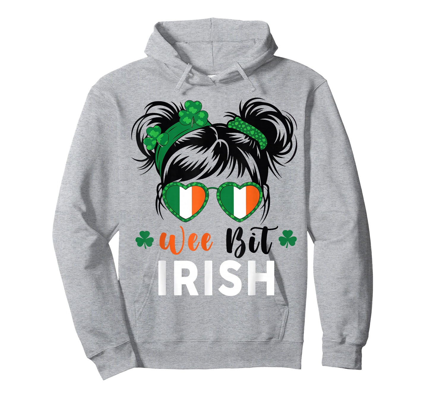 Kids Wee Bit Irish Girl St Patrick's Day Baby Toddler Funny T-Shirt