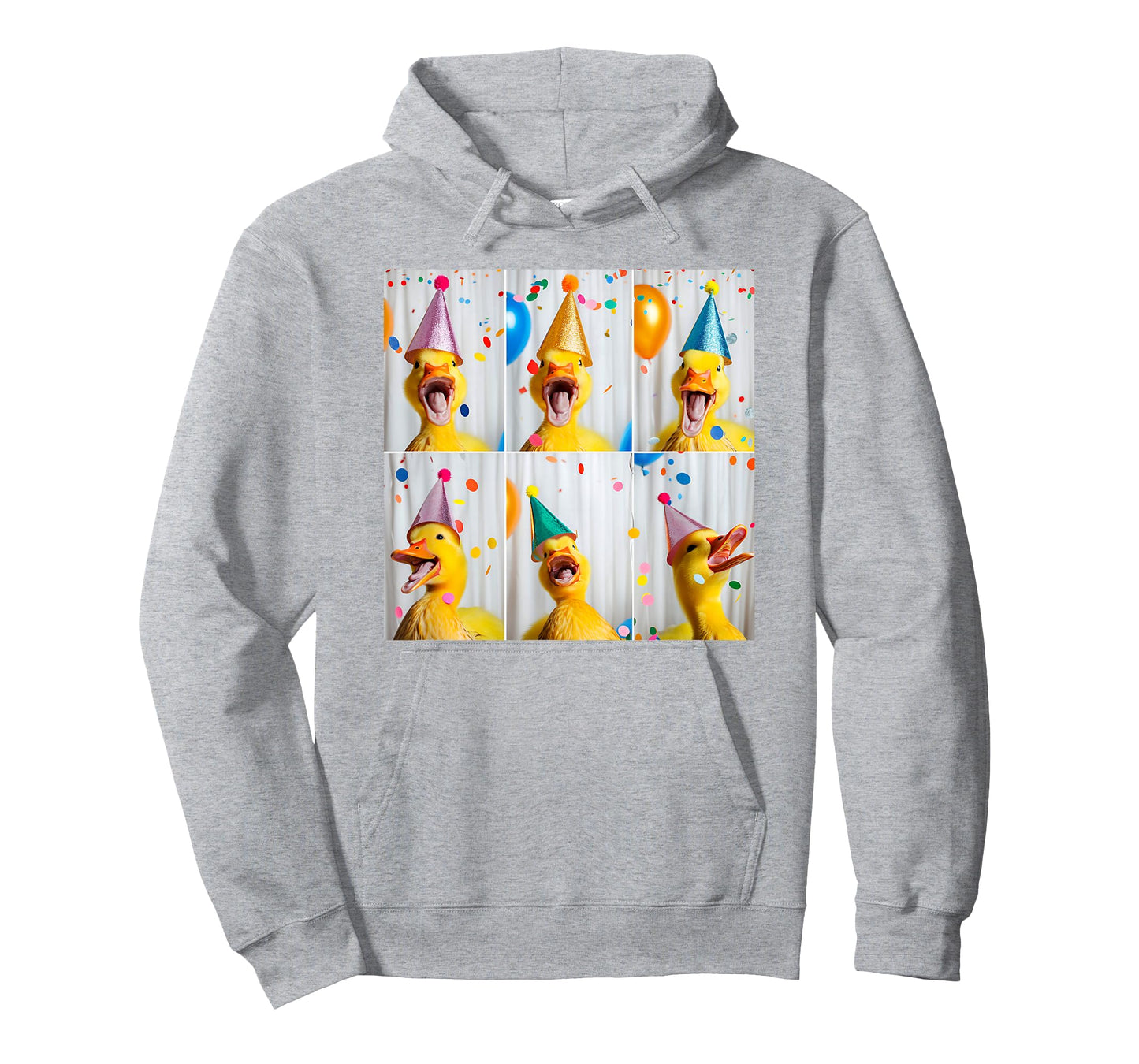 Happy Duck Face Farmyard Chick Colorful Bird Birthday Duck T-Shirt