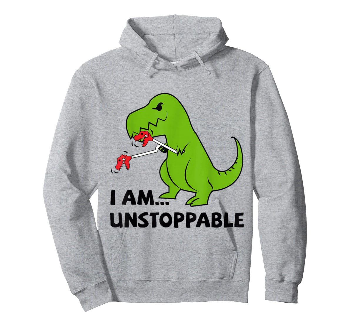 I'M UNSTOPPABLE T-rex Dinosaur Funny Cute Trendy T-Shirt