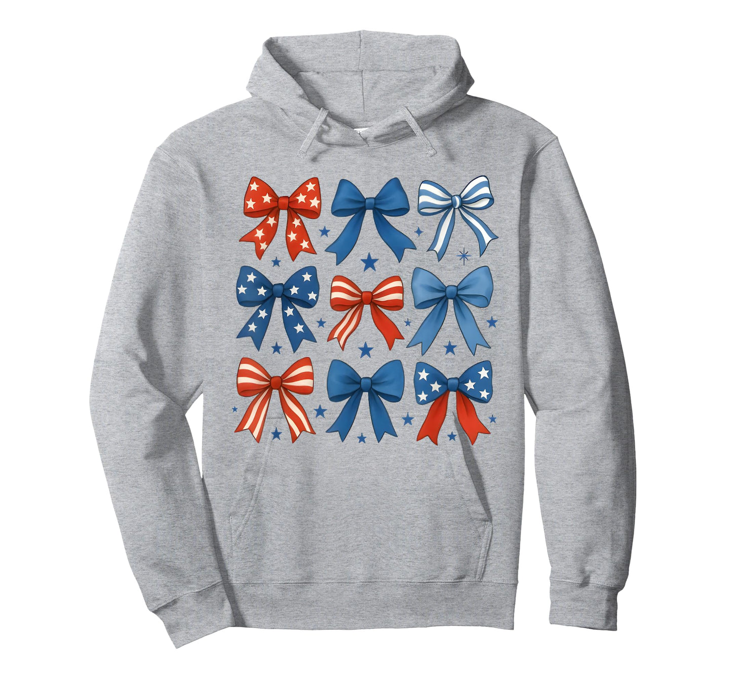 4th Of July Girls Coquette Bow Patriotic Women Usa American T-Shirt