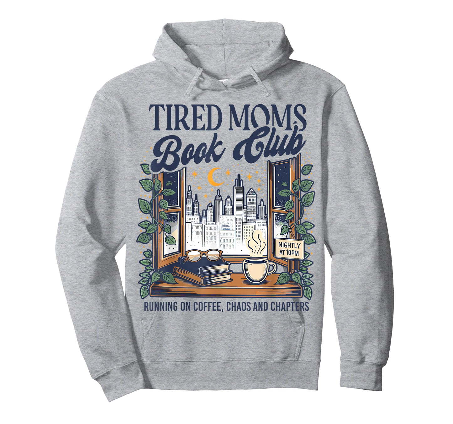 Tired Moms Book Club Reading Mom Book Lovers T-Shirt
