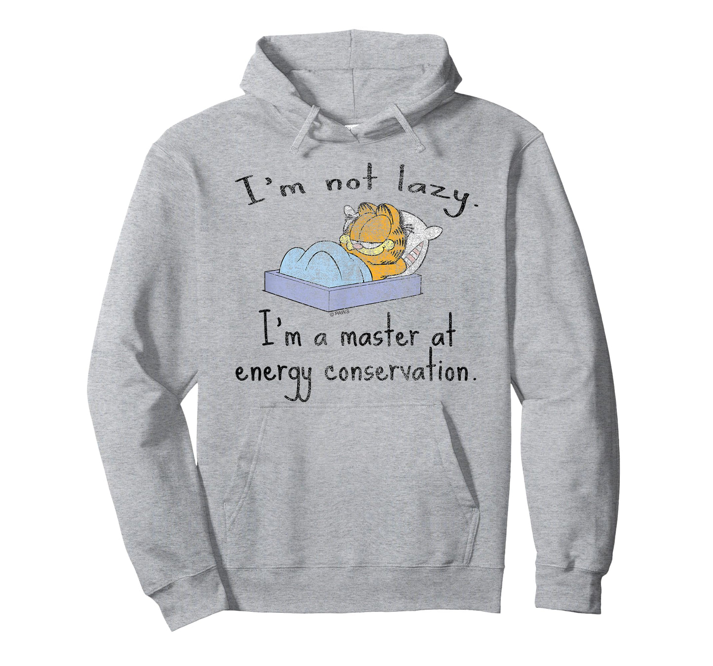 Garfield I'm Not Lazy Energy Conservation Cartoon Cat T-Shirt