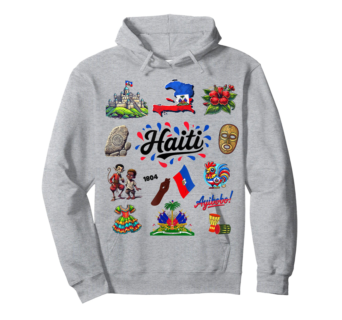 Haitian Pride Culture Heritage Outfit Idea Haiti Flag kids T-Shirt