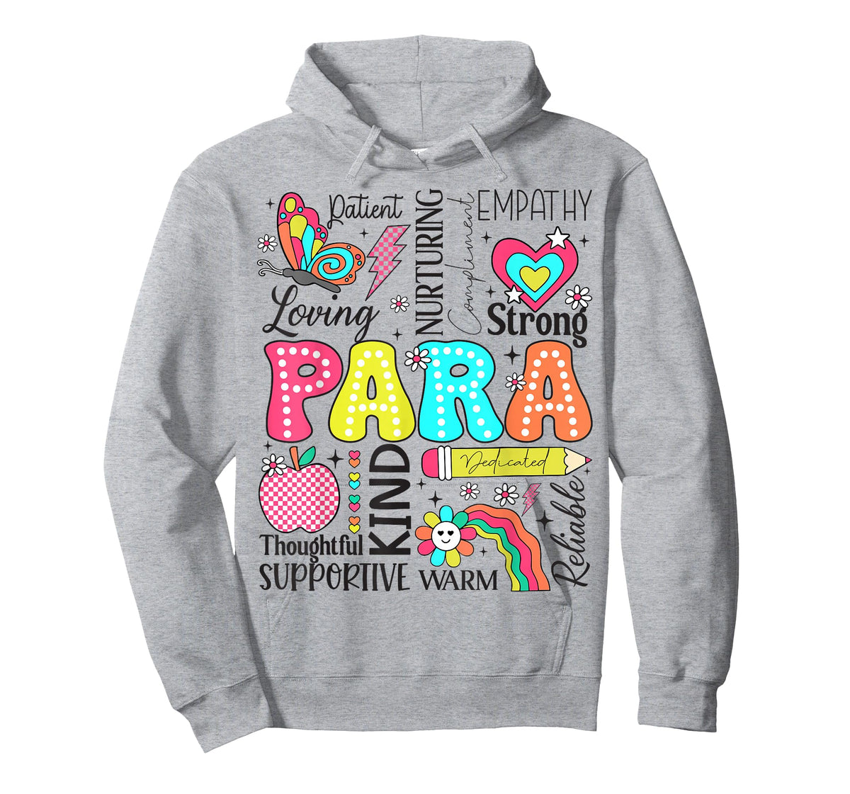 Para Paraprofessional Paraeducator Teacher Back To School T-Shirt