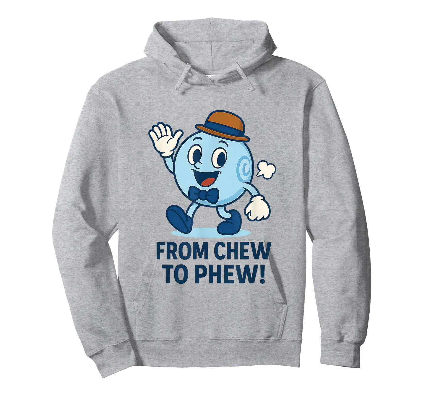 from Chew to Phew Bubbleton Funny Mascot for Science Fans T-Shirt