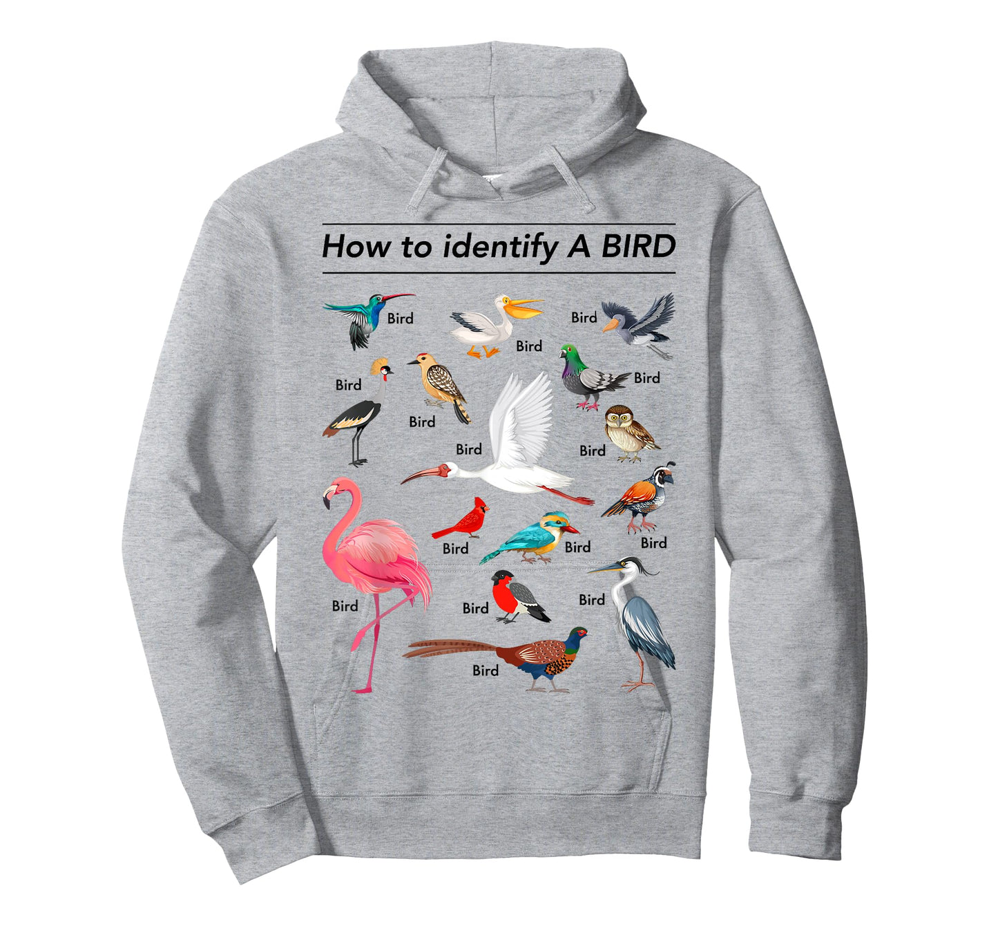 Birdwatcher Lover Funny Birdwatching How To Identify A Bird T-Shirt