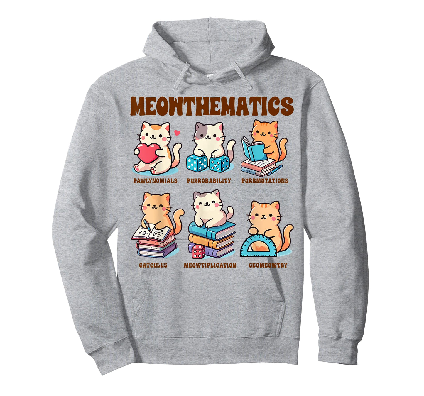 Math Teacher Math Lover Cat Mom Mathematics Meowthematics T-Shirt