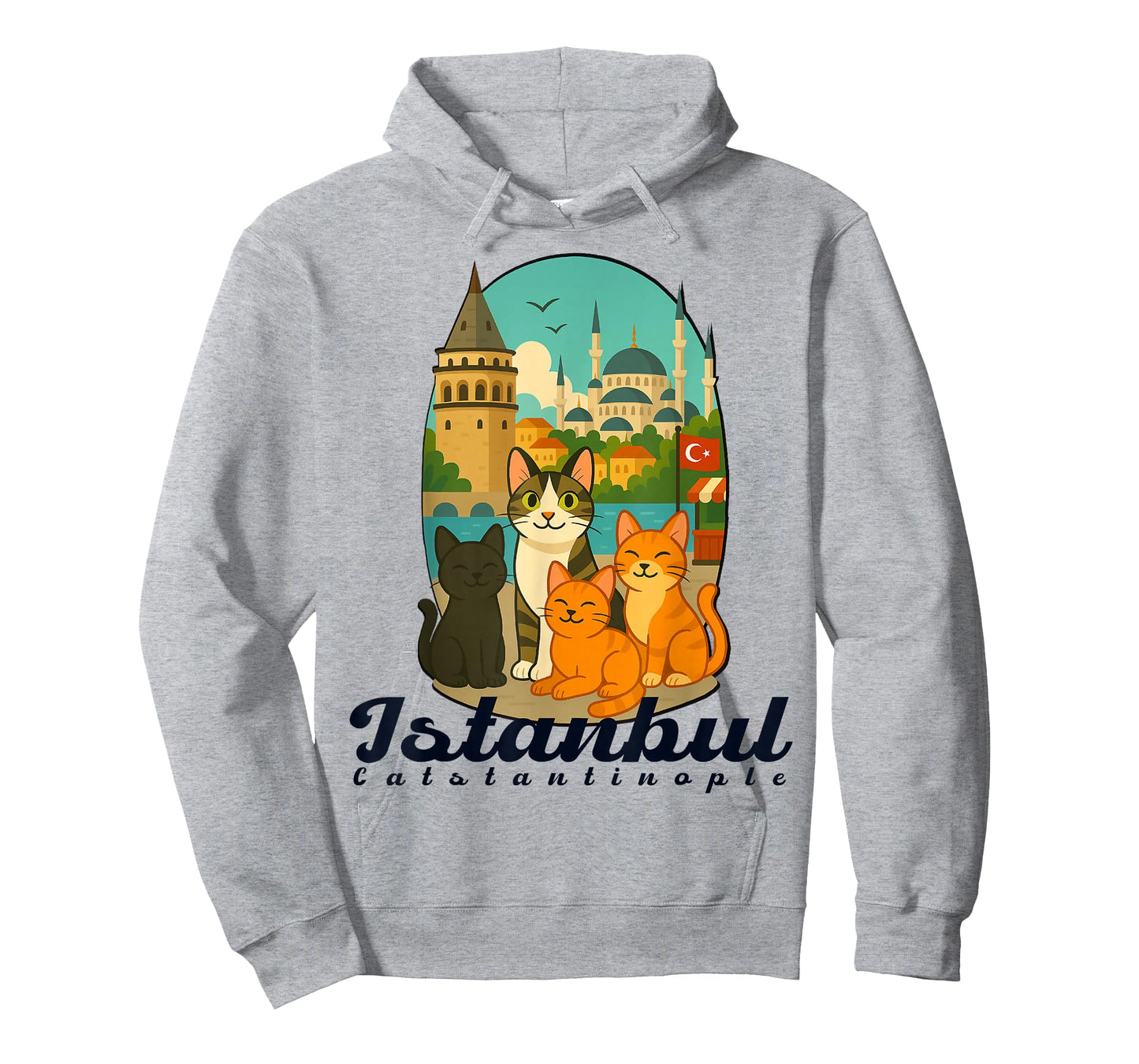 Istanbul, Turkey - Catstantinople City of Cats T-Shirt