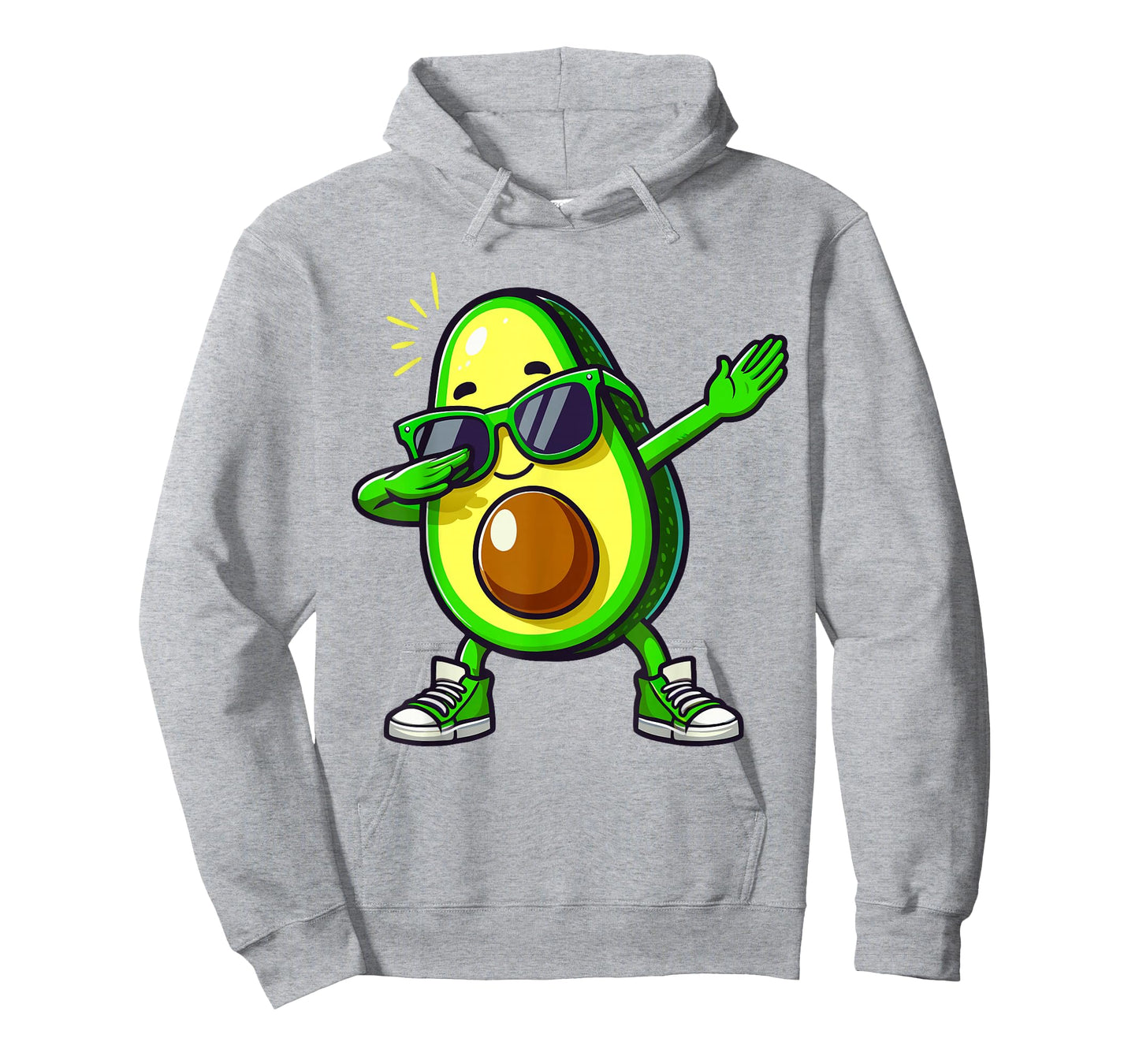 Funny Dabbing Avocado Kids Women Men Avocado T-Shirt
