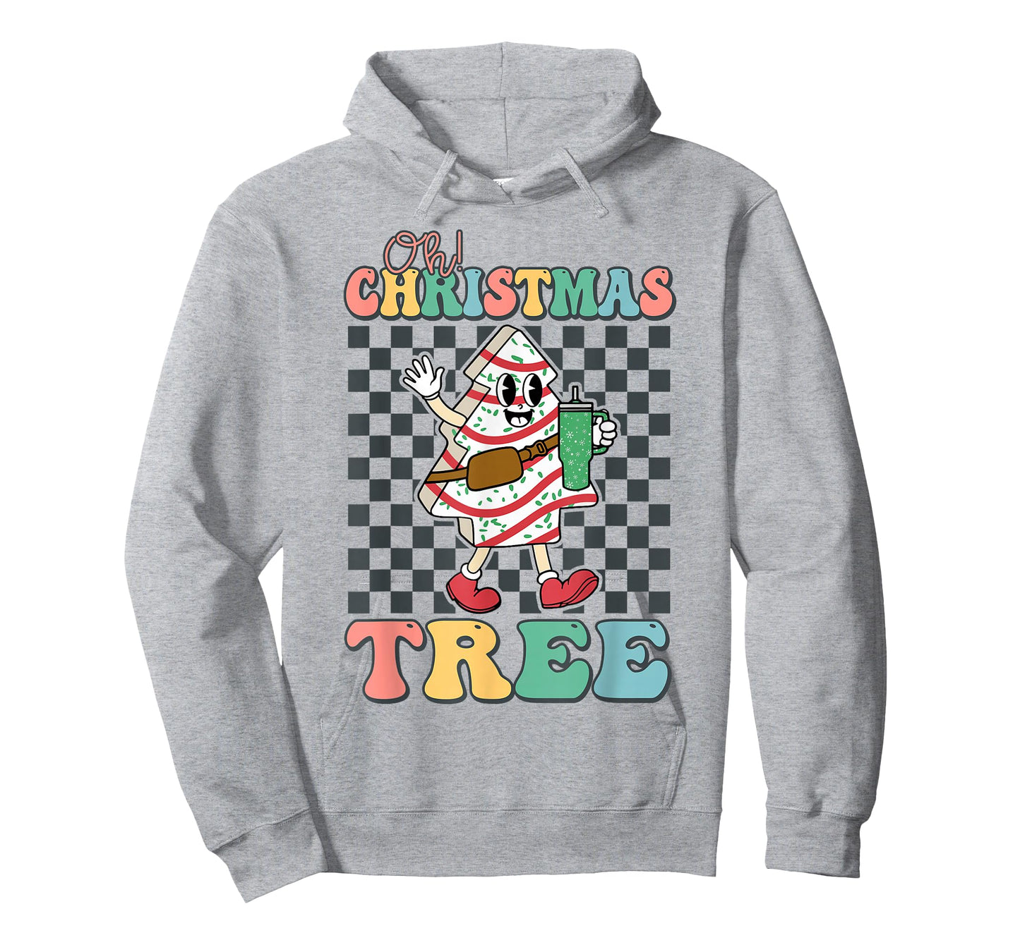 Oh Christmas Tree Cakes Debbie Becky Jen Cake Lovers Xmas T-Shirt