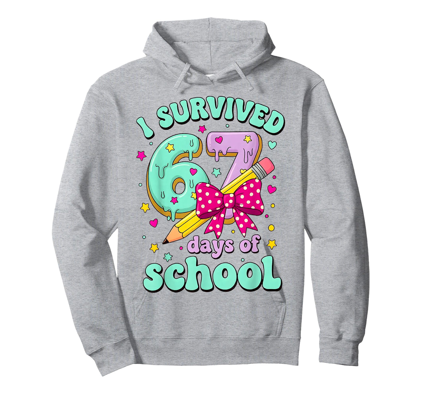 I Survived 67 Day of School for Teachers and Students T-Shirt