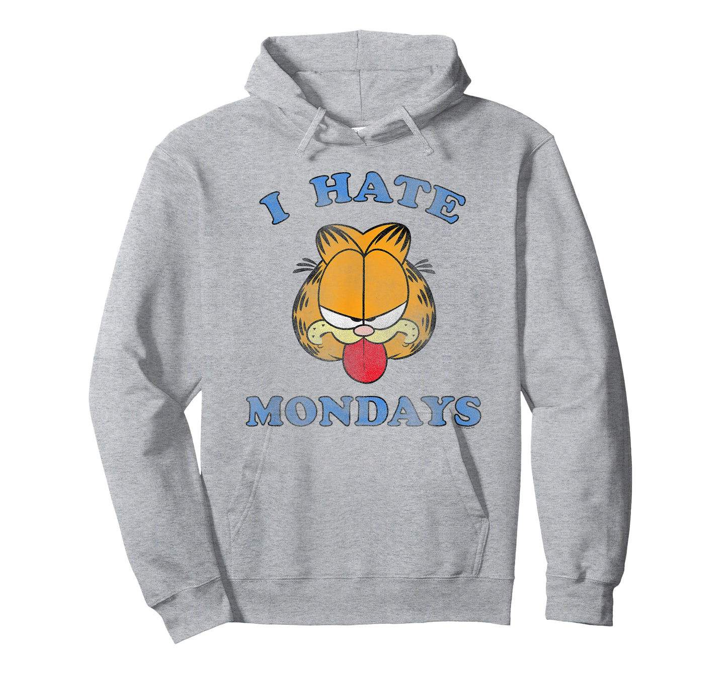 Garfield I Hate Mondays Funny Vintage Cartoon Cat T-Shirt