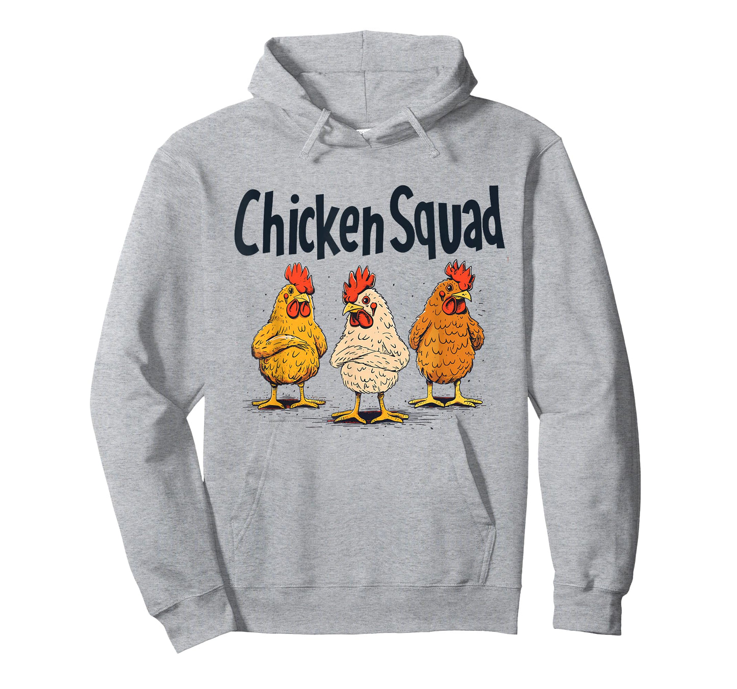 Chicken Squad Funny Farm Animal Lover Humor Pun Poultry Hen T-Shirt