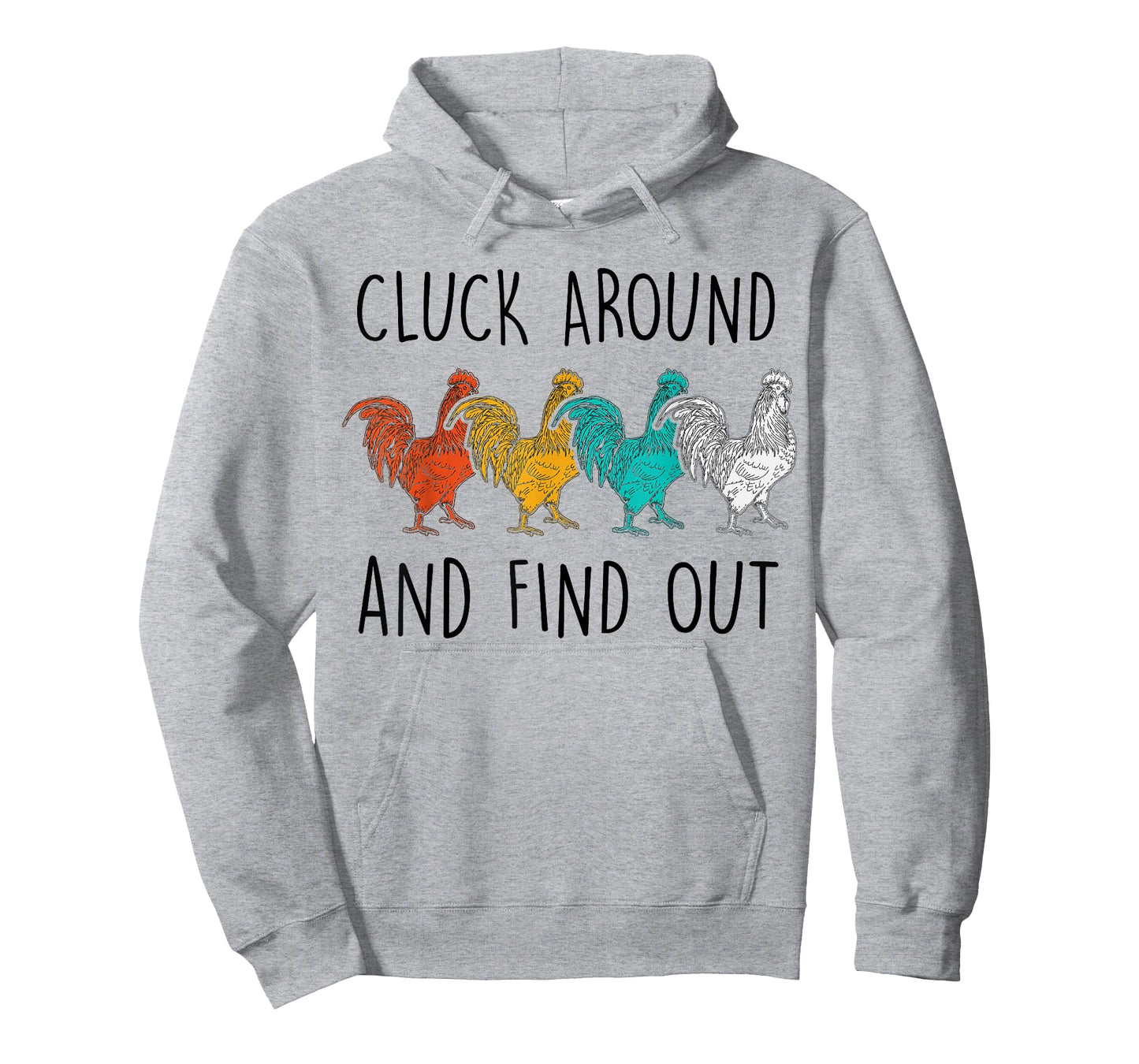 Cluck Around And Find Out Funny Vintage Chicken Rooster T-Shirt