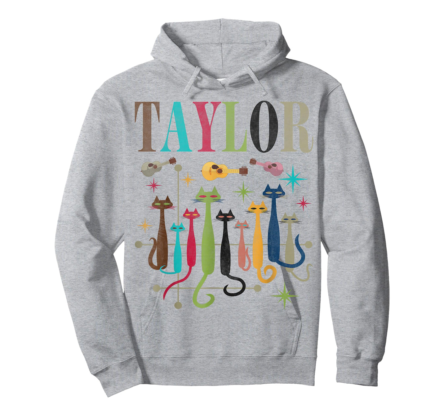 Retro Taylor Vintage Mid-Century Look Taylor Cats 50s 60s T-Shirt