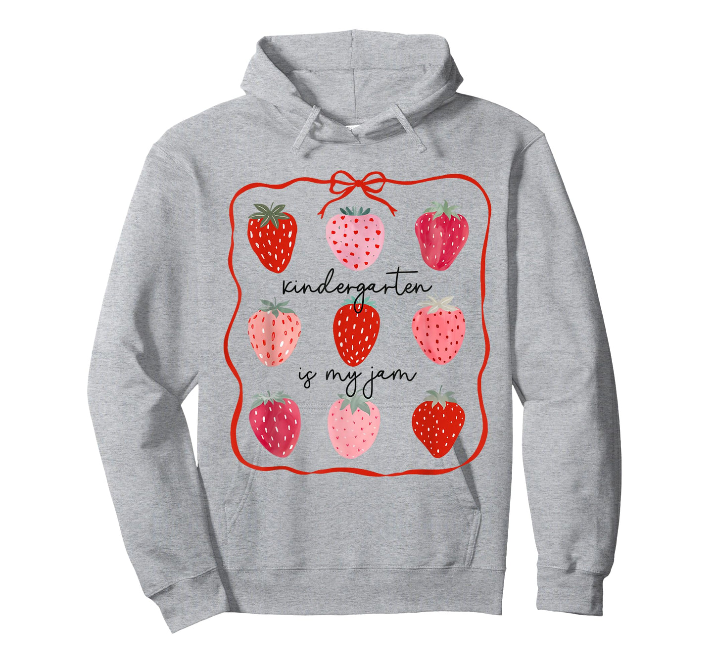 Women Kindergarten is My Jam Strawberry First Day of School T-Shirt