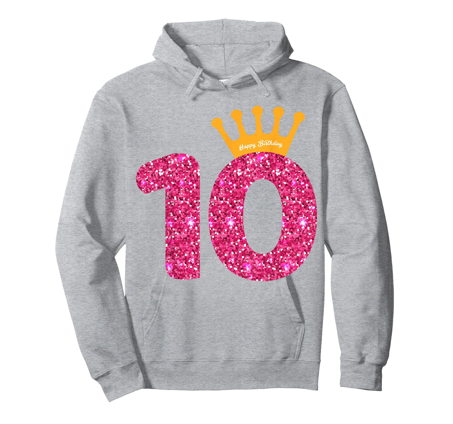 Happy Birthday Girls 10th Party 10 Years Old Bday T-Shirt